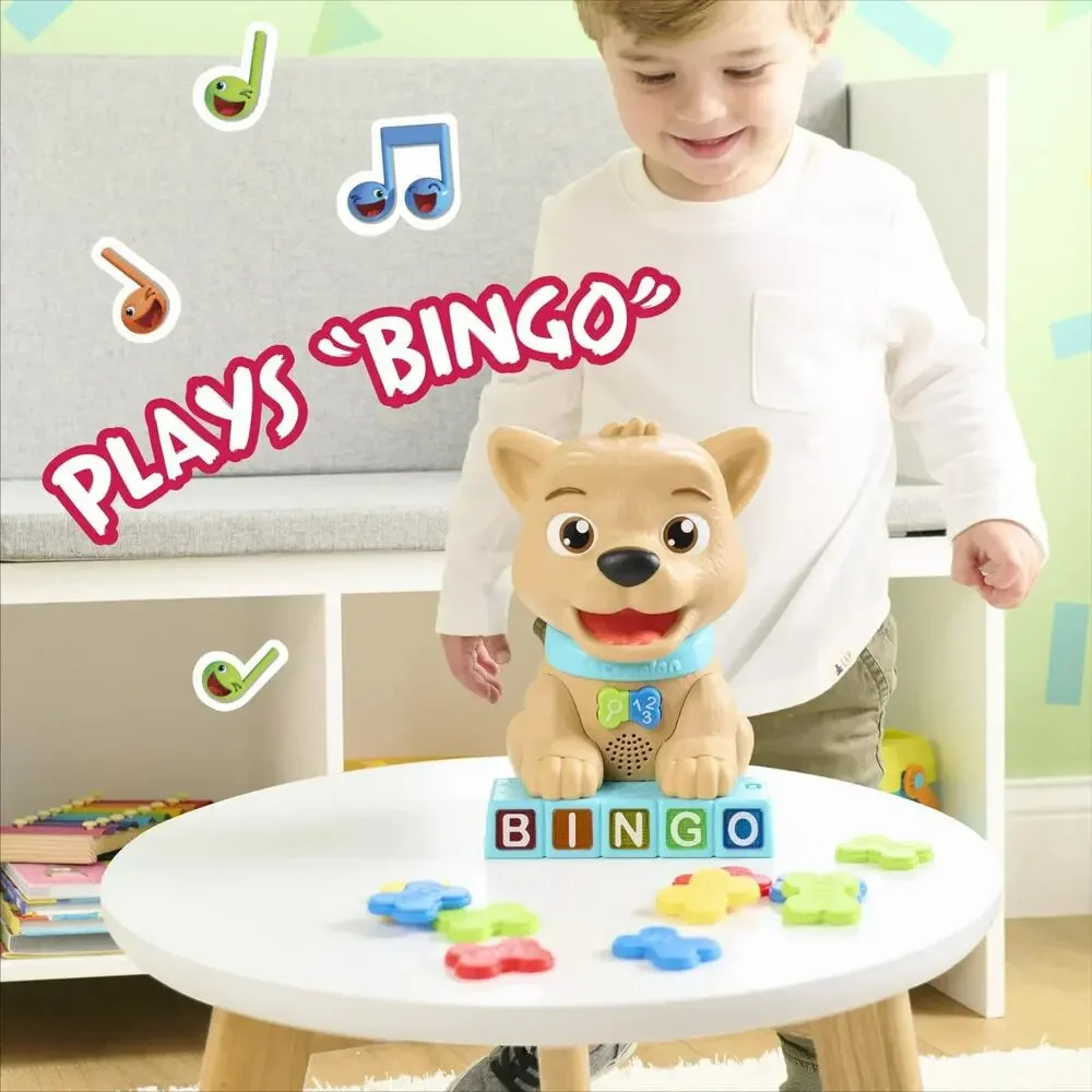 Just Play Cocomelon Count And Learn Bingo, 11-pieces, 40+ Learning Phrases, And